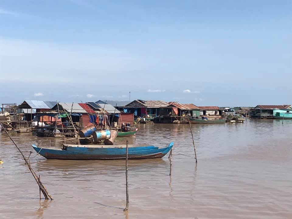The photo of Floating village